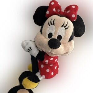 Disney Park Authentic Minnie Mouse Red Polka Dot Plush Toy Magnetic Hands Plush